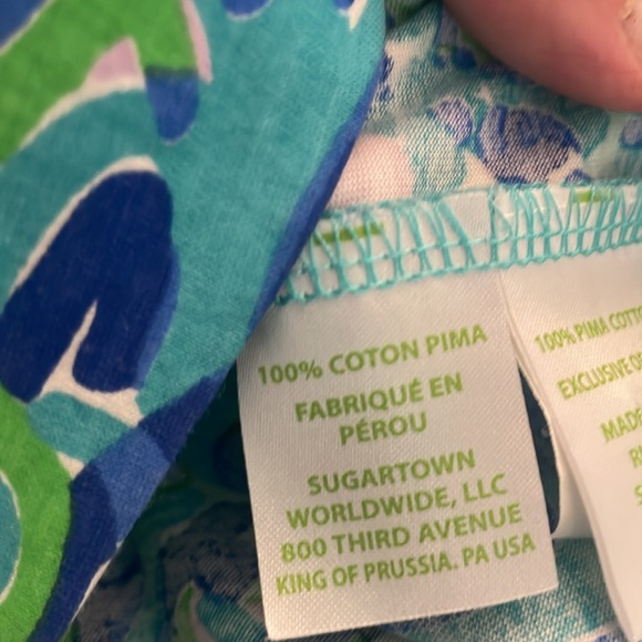 Lilly Pulitzer Marlow Dress in Lilly’s Lagoon Sea Blue Size Medium - Picture 17 of 17